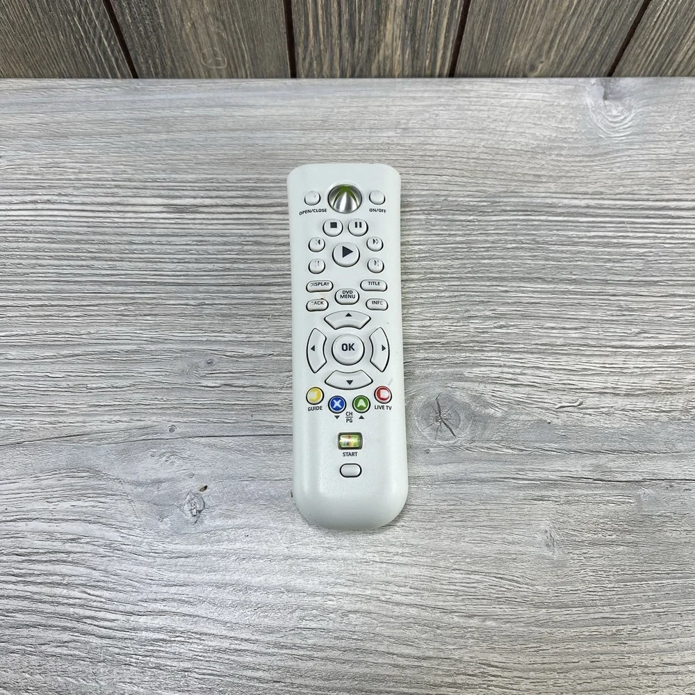 Original Microsoft Xbox 360 Media Remote DVD Console X80250-002 Genuine OEM
